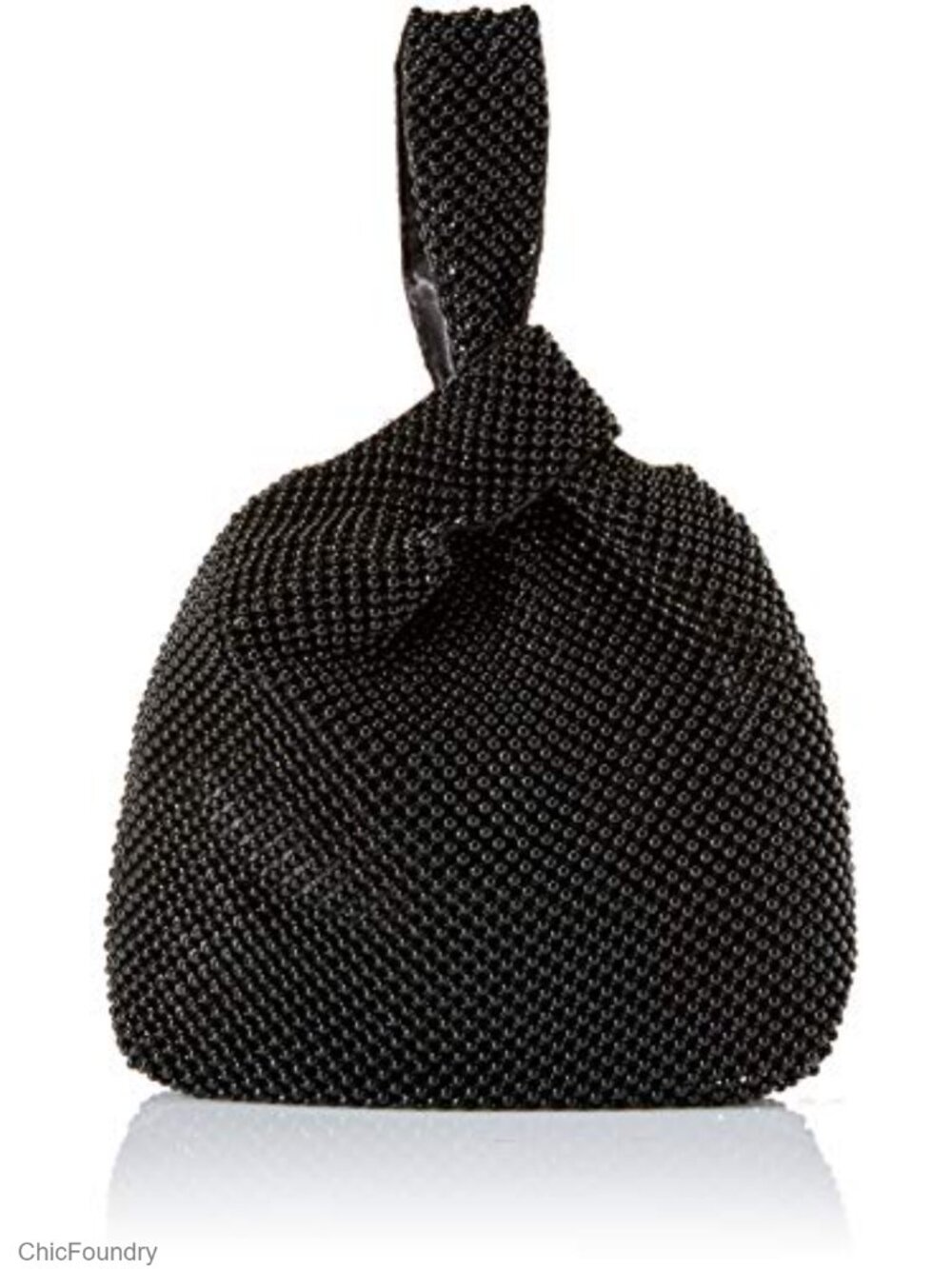Logan Mesh Evening Pouch Clutch Ring Handle Formal Bag